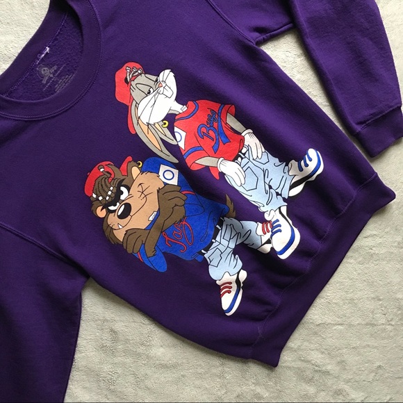 Warner Bros. Tops - Looney Tunes Kris Kross Retro 90s Rap Sweatshirt
